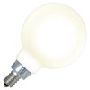 Bulbrite 40w Equivalent Dimmable (E12) Candelabra Screw Base Milky Filament G16 LED Light Bulb, 3000K, 4PK 862695